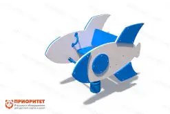 Детская качалка на пружине «Космический корабль»1