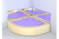 Акриловая зеркальная панель к интерактивному сухому бассейну (150х50 см)