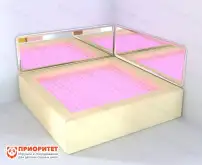 Интерактивный сухой бассейн квадратный (150х150х50 см)1