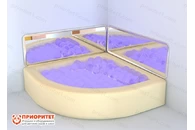 Интерактивный сухой бассейн угловой (150х150х50 см)