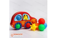 Подарочный набор сенсорных развивающих, массажных мячиков «Машинка», 5 шт.