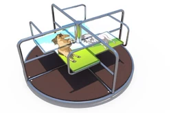 Детская карусель «Лошадки»1