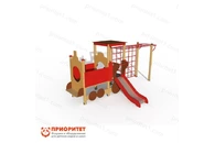 Паровозик с рукоходом и горкой