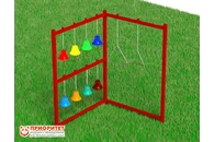 Установка для музыкальной площадки «8 колокольчиков и 2 треугольника»