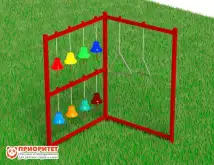 Установка для музыкальной площадки «8 колокольчиков и 2 треугольника»1