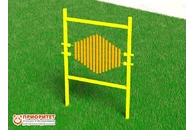 Установка для музыкальной площадки «Вертикальный металлофон»