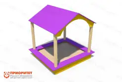 Песочница «Домик» для детской площадки1