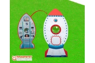 Модуль для космической станции Классик «Ракета с иллюминатором и панелью управления»