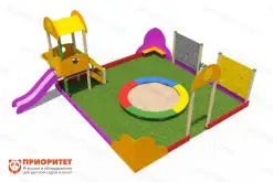 Детский уличный игровой комплекс «Солнышко»1