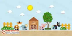 Комплексное настенное решение Малыши на ферме Комплексное настенное решение Малыши на ферме1