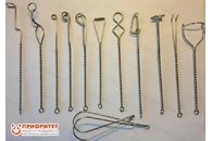 Комплект массажных зондов с ручками нормальной длины, 12 шт