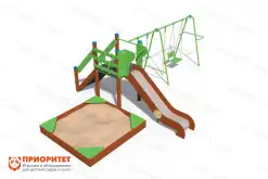 Детский игровой комплекс «Браун» с качелями1