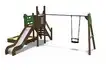 Детский игровой комплекс Браун с качелями_1
