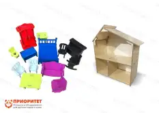 Кукольный домик «Мечта» с мебелью1