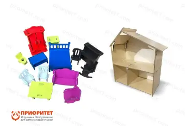 Кукольный домик «Мечта» с мебелью Кукольный домик «Мечта» с мебелью