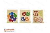 Набор тактильно-развивающих панелей «Волшебные шестеренки»