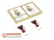 Комплект трехчастных карточек Монтессори «Музыкальные инструменты»1