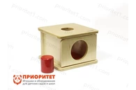 Шкафчик Монтессори с большим цилиндром