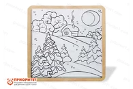 Напольный двойной модуль «Многоразовая раскраска» (75x75)