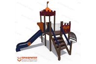 Детский игровой комплекс «Башня» с двумя горками