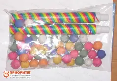 Трубочка для стрельбы бумажными шариками1