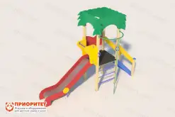 Детский уличный игровой комплекс «Рио» (металлический скат)1