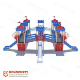 Детский игровой комплекс «Сити» с тремя горками для детской площадки1