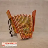 Трещотка пластинчатая малая с росписью, Мастерская Сереброва (17 пластин)1