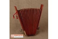 Трещотка пластинчатая большая с бубенцами, Мастерская Сереброва (17 пластин)