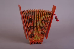 Трещотка пластинчатая большая с росписью, Мастерская Сереброва (17 пластин)1