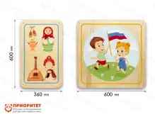 Набор стеновых панелей «Символы России - Культура»1