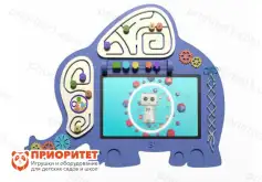 Интерактивный сенсорный бизиборд «Слоник» 24 (0-6 лет)1