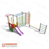 Детский спортивный комплекс с горкой для улицы «Лидер»1