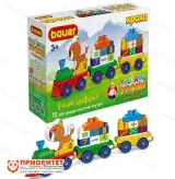 Конструктор Bauer Веселые уроки Учим цифры с обучающими карточками1