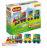 Конструктор Bauer Веселые уроки Учим буквы с обучающими карточками1