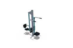 Уличный тренажер «Маятниковый и жим ногами» детский1