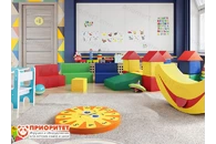 Игровая комната из мягких модулей Теремок