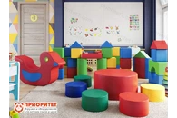 Игровая комната из мягких модулей Паутина