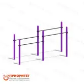 Детские уличные брусья разновысокие (108 мм)1
