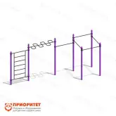 Комплекс турников со шведской стенкой для детской площадки (89 мм)1