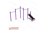 Скамья для пресса с турниками (108 мм)