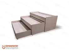 Кровать детская трехъярусная Сладкие сны1