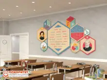 Набор информационно-методических панелей Русский язык. Литература 9 шт1