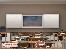 Интерактивная раздвижная доска с магнитно-маркерной поверхностью Фибоначчи Интерактивная раздвижная доска с магнитно-маркерной поверхностью Фибоначчи