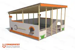 Веранда для детского сада «Печка»1