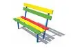 Скамья «Светофор» со спинкой