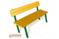 Скамья «Бежевая» со спинкой