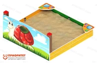 Песочница с ограждением Улитка