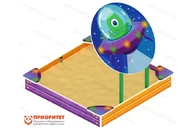 Песочница с навесом Космос