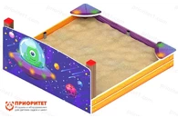 Песочница с ограждением Космопорт